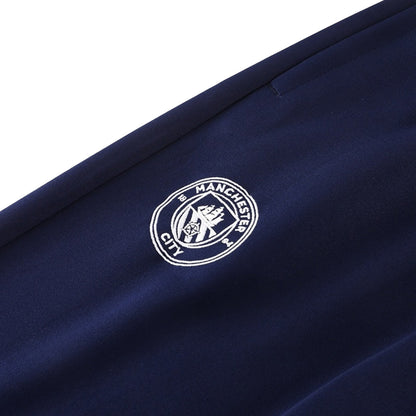 Manchester City Mens Training Tracksuit Kit 2025/26 Navy