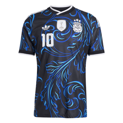 MESSI #10 Argentina Mens Away Soccer Jersey World Cup 2026 Black - Player Version
