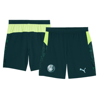 Manchester City Mens Fourth Away Soccer Shorts 2025/26 Green