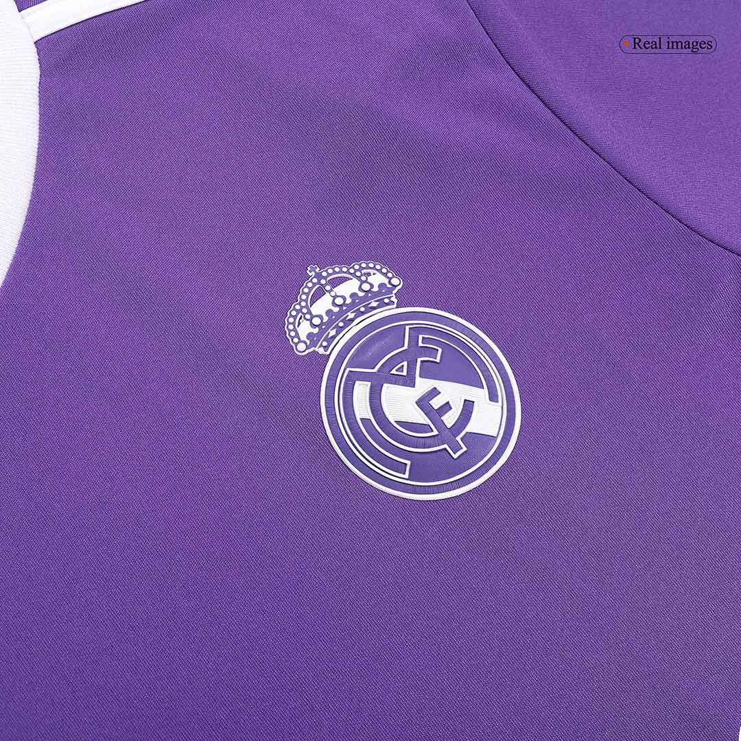 Retro KROOS #8 Real Madrid Mens Away Soccer Jersey 2016/17 Purple