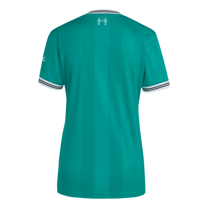 Liverpool Womens Third Away Soccer Jersey 2025/26 Green