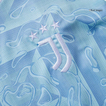 KALULU #15 Juventus Mens Away Soccer Jersey 2025/26 Blue
