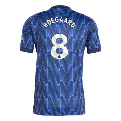 ØDEGAARD #8 Arsenal Mens Away Soccer Jersey 2025/26 Blue