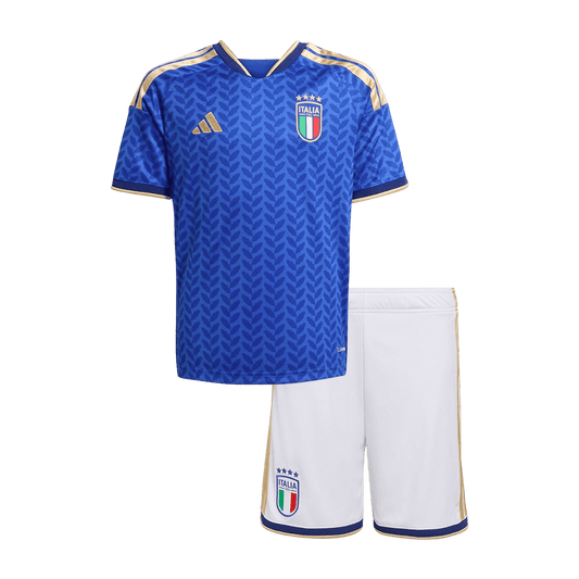 Italy Kids Home Soccer Kit World Cup 2026 Blue [PREMIUM]