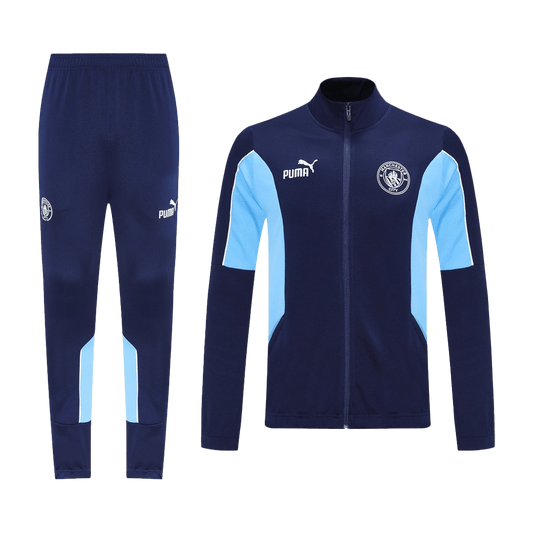 Manchester City Mens Training Tracksuit Kit 2025/26 Navy