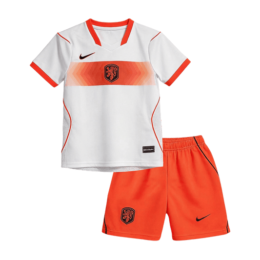 Netherlands Kids Away Soccer Kit World Cup 2026 Orange