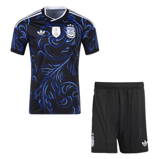Argentina Mens Away Soccer Kit World Cup 2026 Black