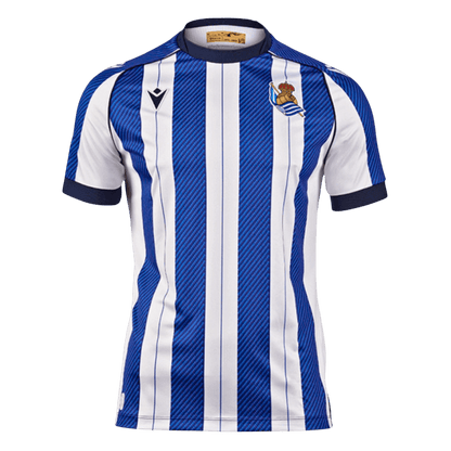 Real Sociedad Mens Home Soccer Jersey 2025/26 Blue&White