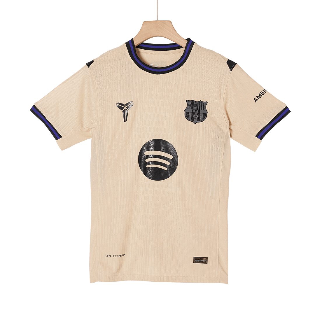 ROONY #19 Barcelona Mens Away Soccer Jersey UCL 2025/26 Yellow - Player Version