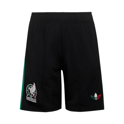 Mexico Mens Third Away Soccer Shorts World Cup 2026 Black