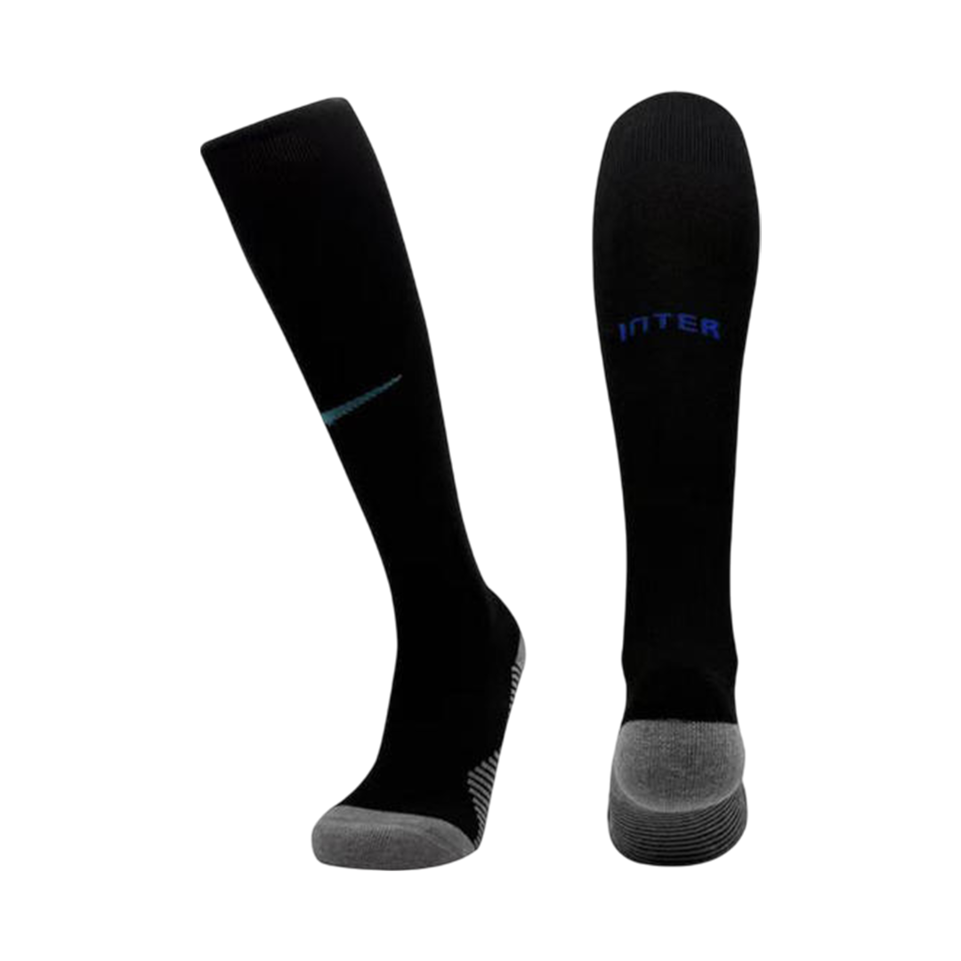 Inter Milan Mens Home Soccer Socks 2025/26 Black [PREMIUM]