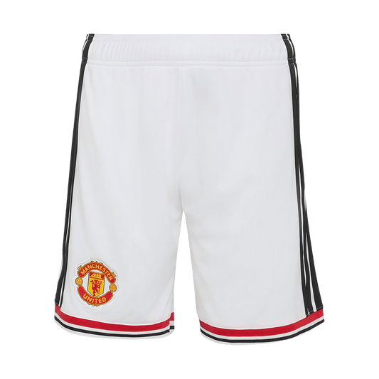 Manchester United Mens Home Soccer Shorts 2026/27 White
