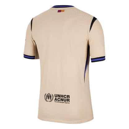 Barcelona Mens Away Soccer Jersey 2025/26 Yellow - Player Version