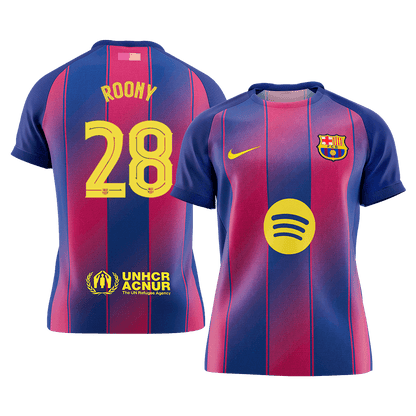 ROONY #28 Barcelona Mens Home Soccer Jersey UCL 2025/26 Red&Blue [PREMIUM]