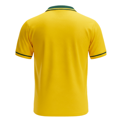 Retro Brazil Mens Home Soccer Jersey 1994 Yellow