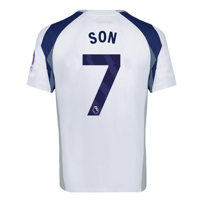 SON #7 Tottenham Hotspur Mens Home Soccer Jersey 2025/26 White