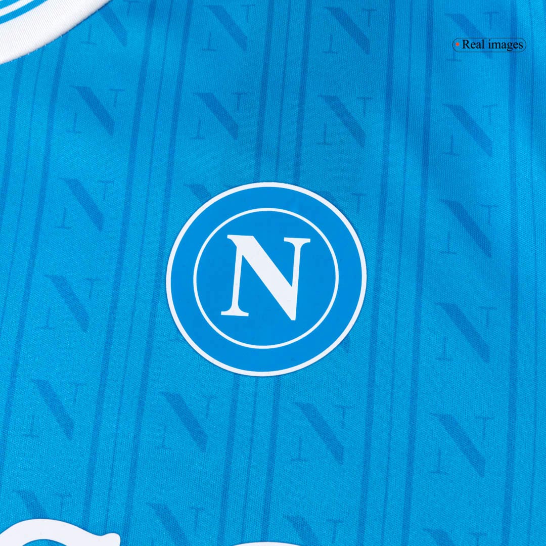 DE BRUYNE #11 Napoli Mens Home Soccer Jersey 2025/26 Blue