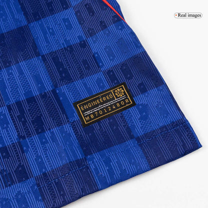 Croatia Mens Away Soccer Jersey World Cup 2026 Blue - Player Version