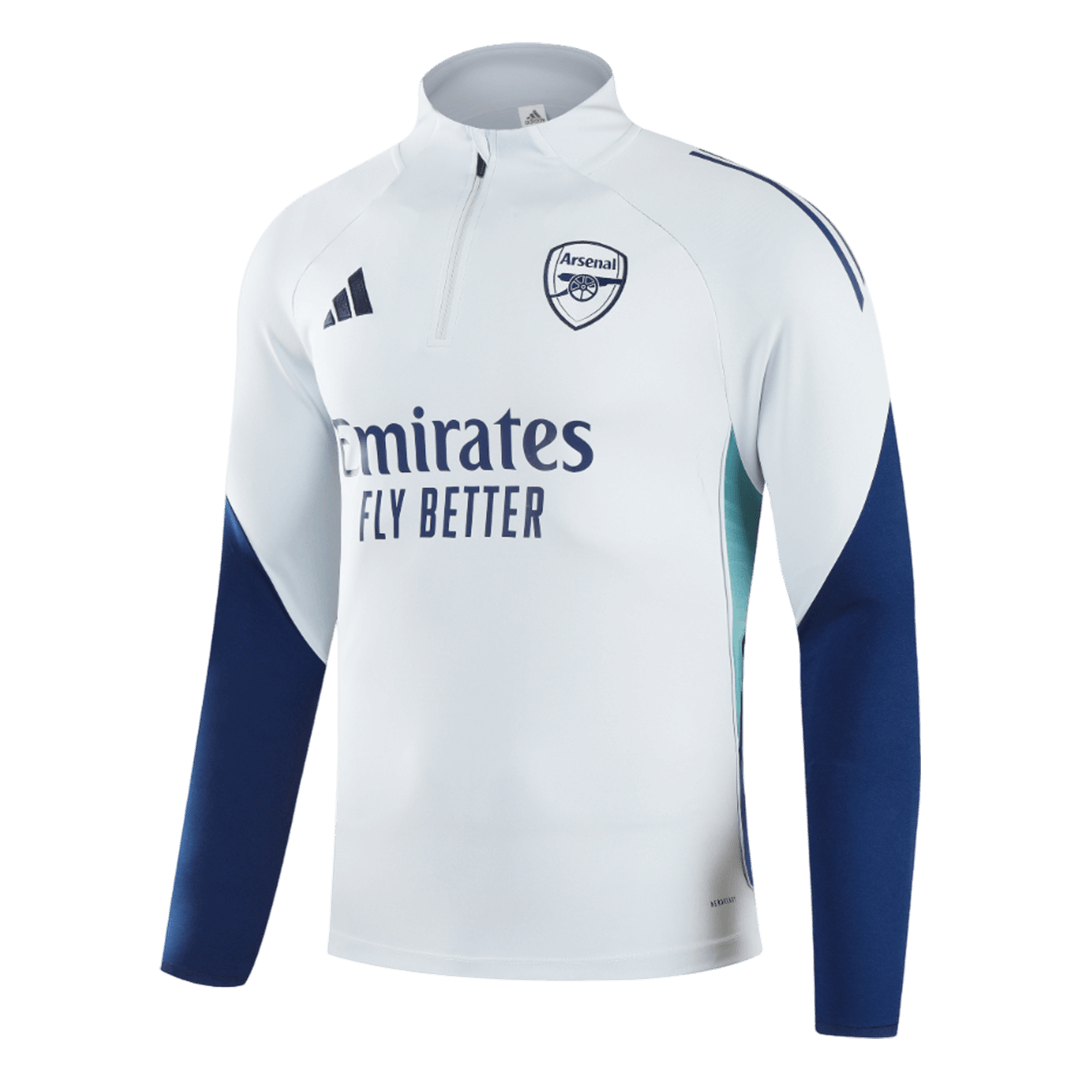 Arsenal Kids Training Tracksuit Kit 2025/26 White