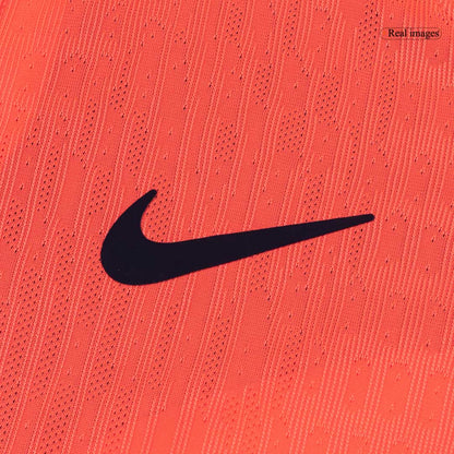 LEWANDOWSKI #9 Barcelona Mens Third Away Soccer Jersey UCL 2025/26 Orange - Player Version