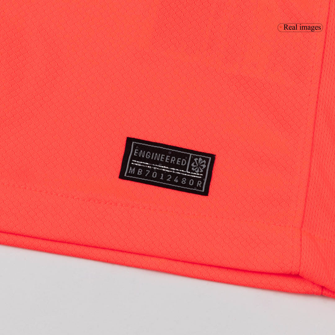 Barcelona Mens Third Away Soccer Kit 2025/26 Orange