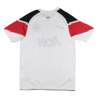Retro Manchester United Mens Away Soccer Jersey 2010/11 White