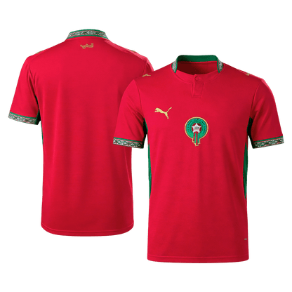 Morocco Mens Home Soccer Jersey World Cup 2026 Red