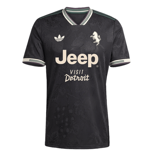 Juventus Mens Third Away Soccer Jersey 2025/26 Black - Player Version