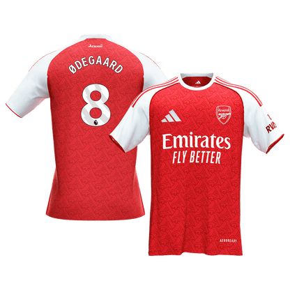 ØDEGAARD #8 Arsenal Mens Home Soccer Jersey 2025/26 Red [PREMIUM]
