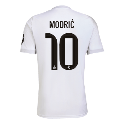 MODRIĆ #10 Real Madrid Mens Home Soccer Jersey 2025/26 White [PREMIUM]