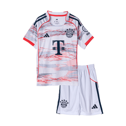 Bayern Munich Kids Away Soccer Kit 2025/26 White