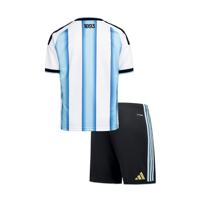Argentina Kids Home Soccer Kit World Cup 2026 Blue&White [PREMIUM]