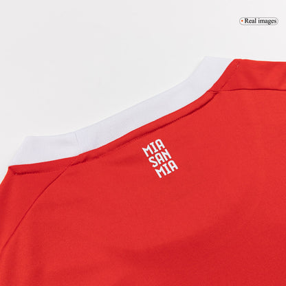 Bayern Munich Mens Home Soccer Full Set 2025/26 Red [PREMIUM]