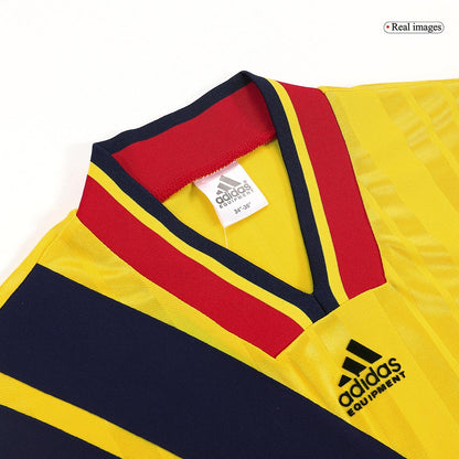 Retro Arsenal Mens Away Soccer Jersey 1993/94 Yellow