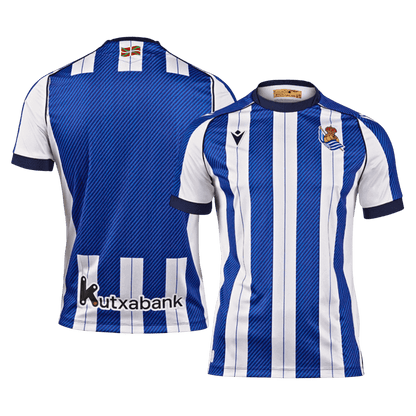 Real Sociedad Mens Home Soccer Jersey 2025/26 Blue&White