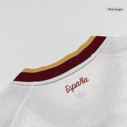 OLMO #10 Spain Mens Away Soccer Jersey World Cup 2026 White - Player Version