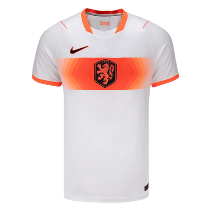 Netherlands Mens Away Soccer Jersey World Cup 2026 White