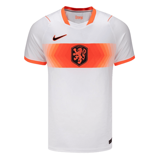 Netherlands Mens Away Soccer Jersey World Cup 2026 White
