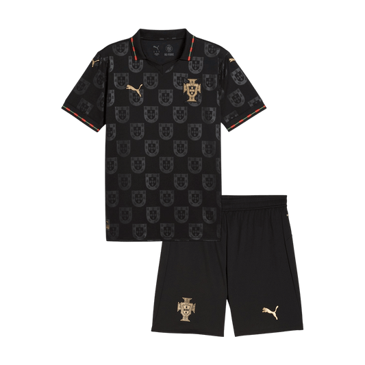 Portugal Kids Soccer Kit World Cup 2026 Black