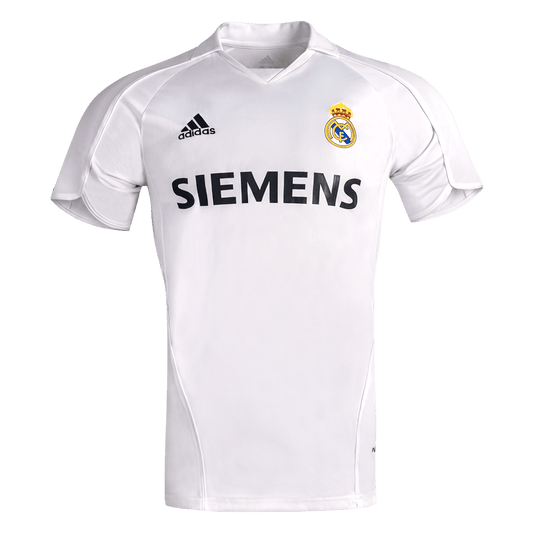Retro Real Madrid Mens Home Soccer Jersey 2005/06 White