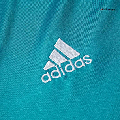 Retro Real Madrid Mens Third Away Soccer Jersey 2017/18 Blue