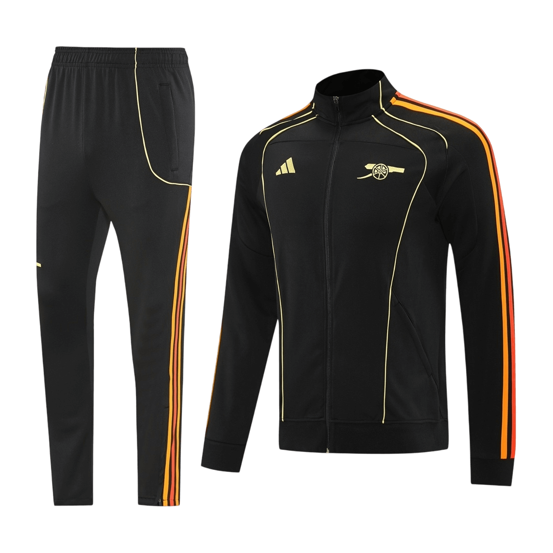 Arsenal Mens Training Tracksuit Kit 2025/26 Black