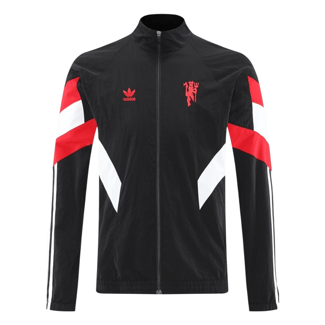 Manchester United Mens Windbreaker Jacket 2025/26 Black