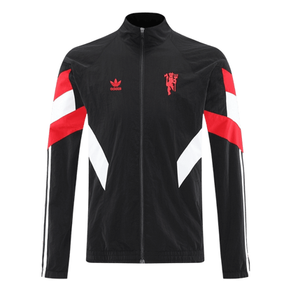 Manchester United Mens Windbreaker Jacket 2025/26 Black