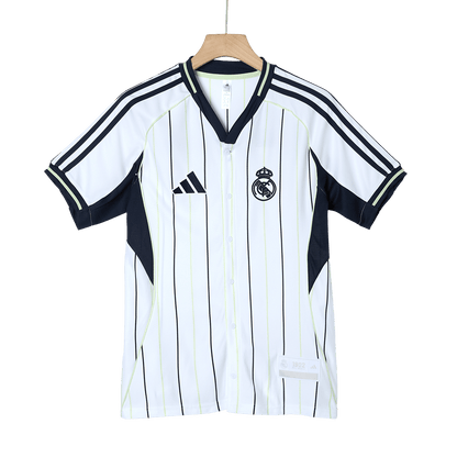 Real Madrid Mens Soccer Jersey 2025/26 White