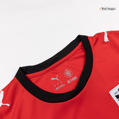 DANSO #4 Austria Mens Home Soccer Jersey World Cup 2026 Red