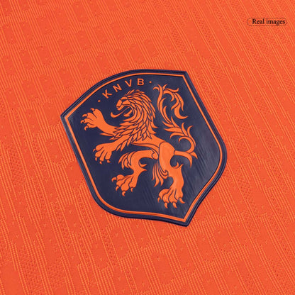 XAVI #7 Netherlands Mens Home Soccer Jersey World Cup 2026 Orange - Player Version