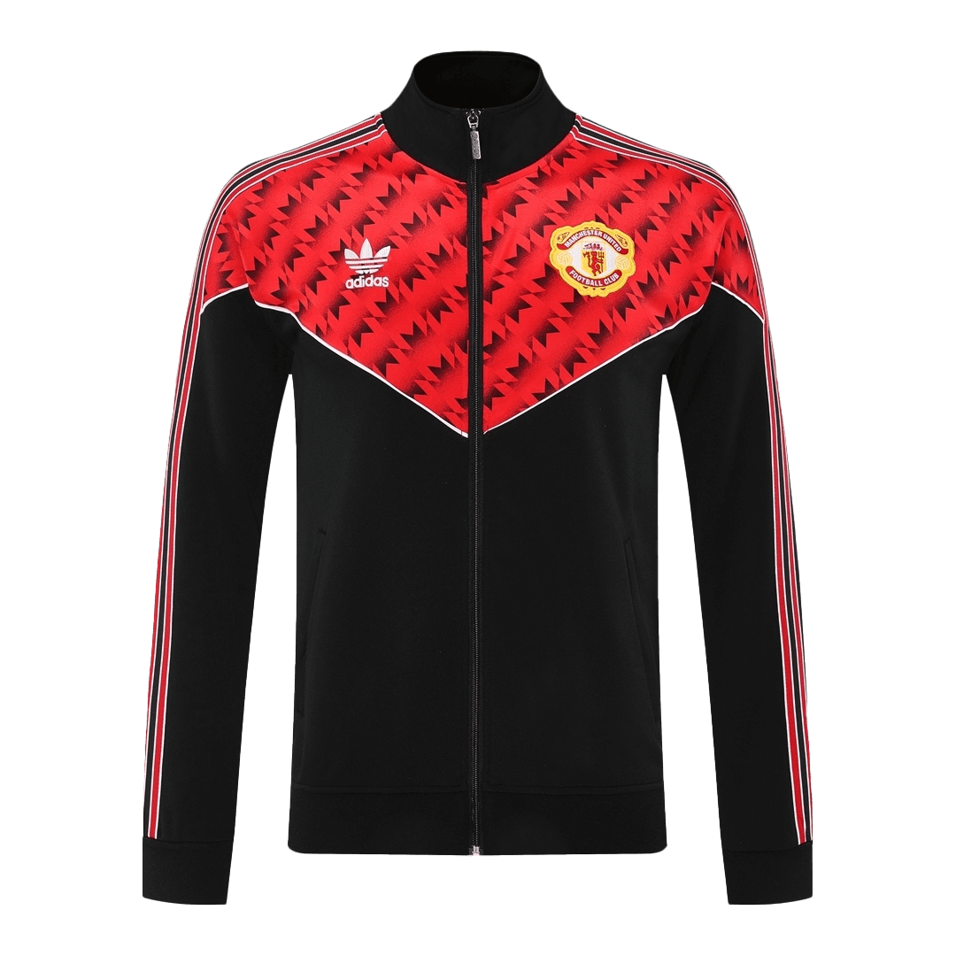 Manchester United Mens Training Tracksuit Kit 2025/26 Red&Black