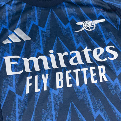 SAKA #7 Arsenal Mens Away Soccer Jersey 2025/26 Blue - Player Version