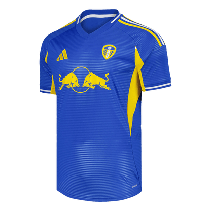 Leeds United Mens Away Soccer Jersey 2025/26 Blue